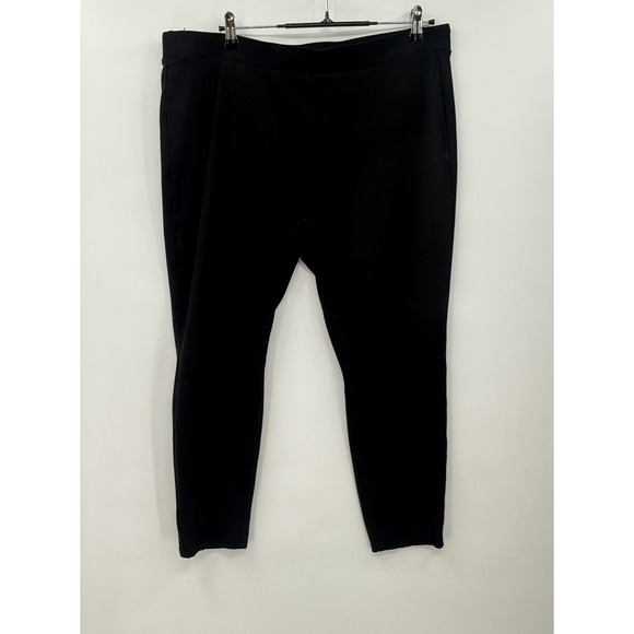 ANA Black Leggings Women Size‎ XXL Skinny Pull-on Stretch Knit Elastic Waist - Picture 1 of 10